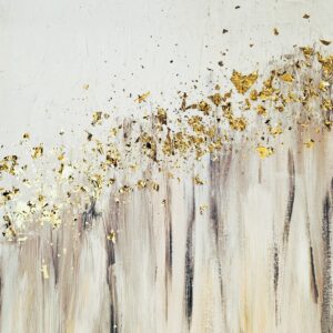 ABSTRAKTNE GOLD FOIL AKRÜÜLMAAL - 19 VEEBRUAR