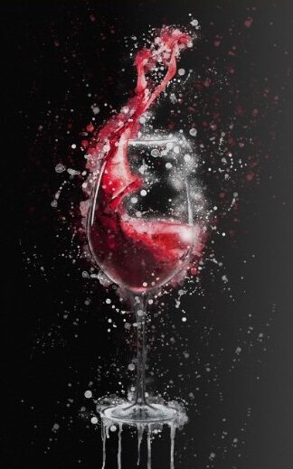 Juhendatud maalimine - Veebruar - Vein & Pintsel